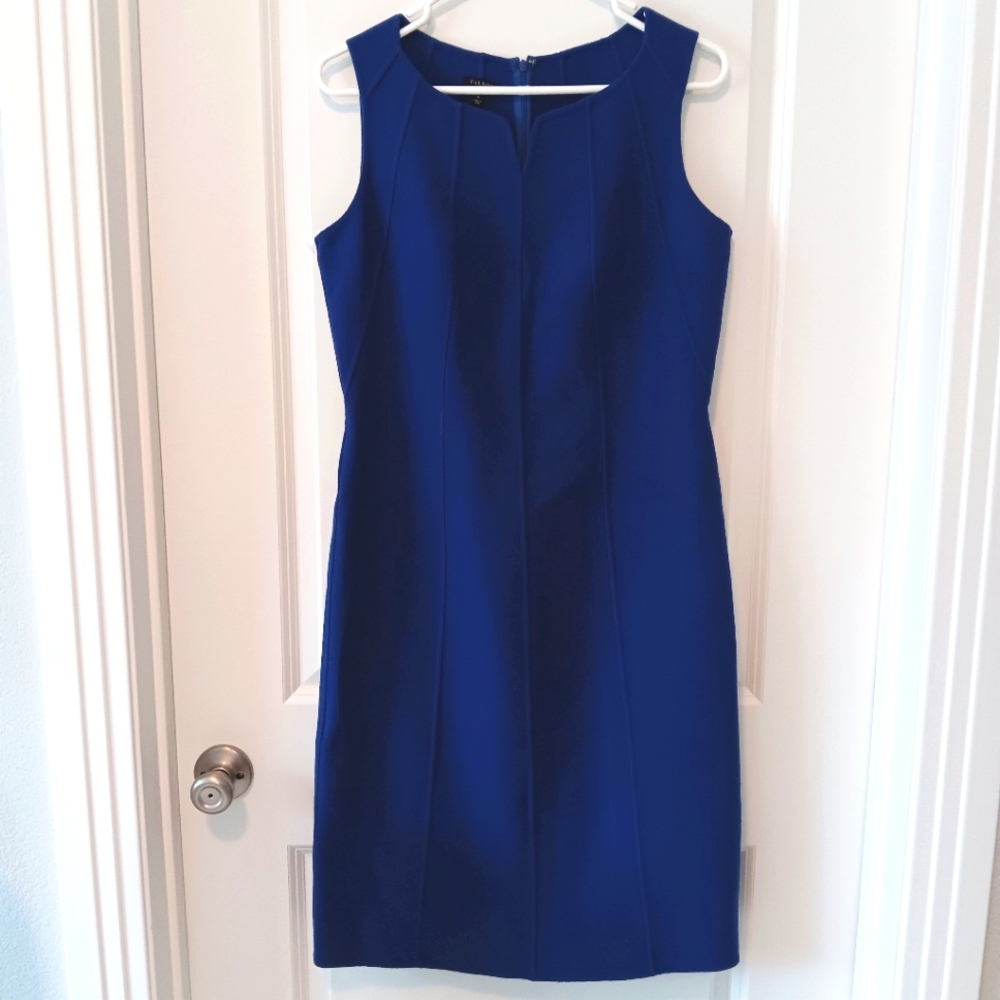 Talbots 100% wool sheath dress size 8